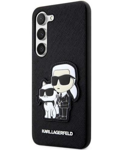 Калъф Karl Lagerfeld - Saffiano K and C, Galaxy S23, черен - 2